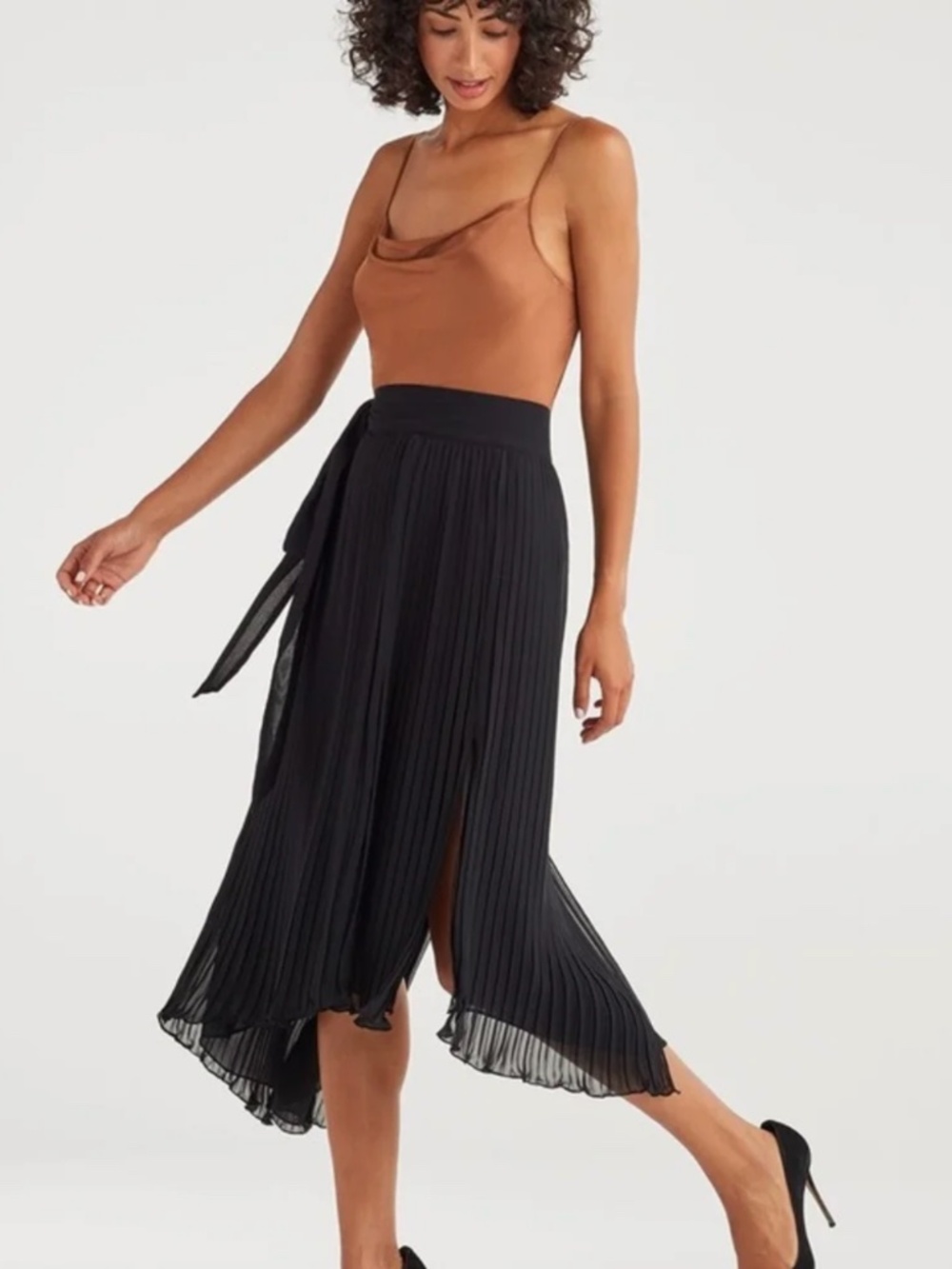 NWT 7 For All Mankind Women's Black Skirt sz Medium